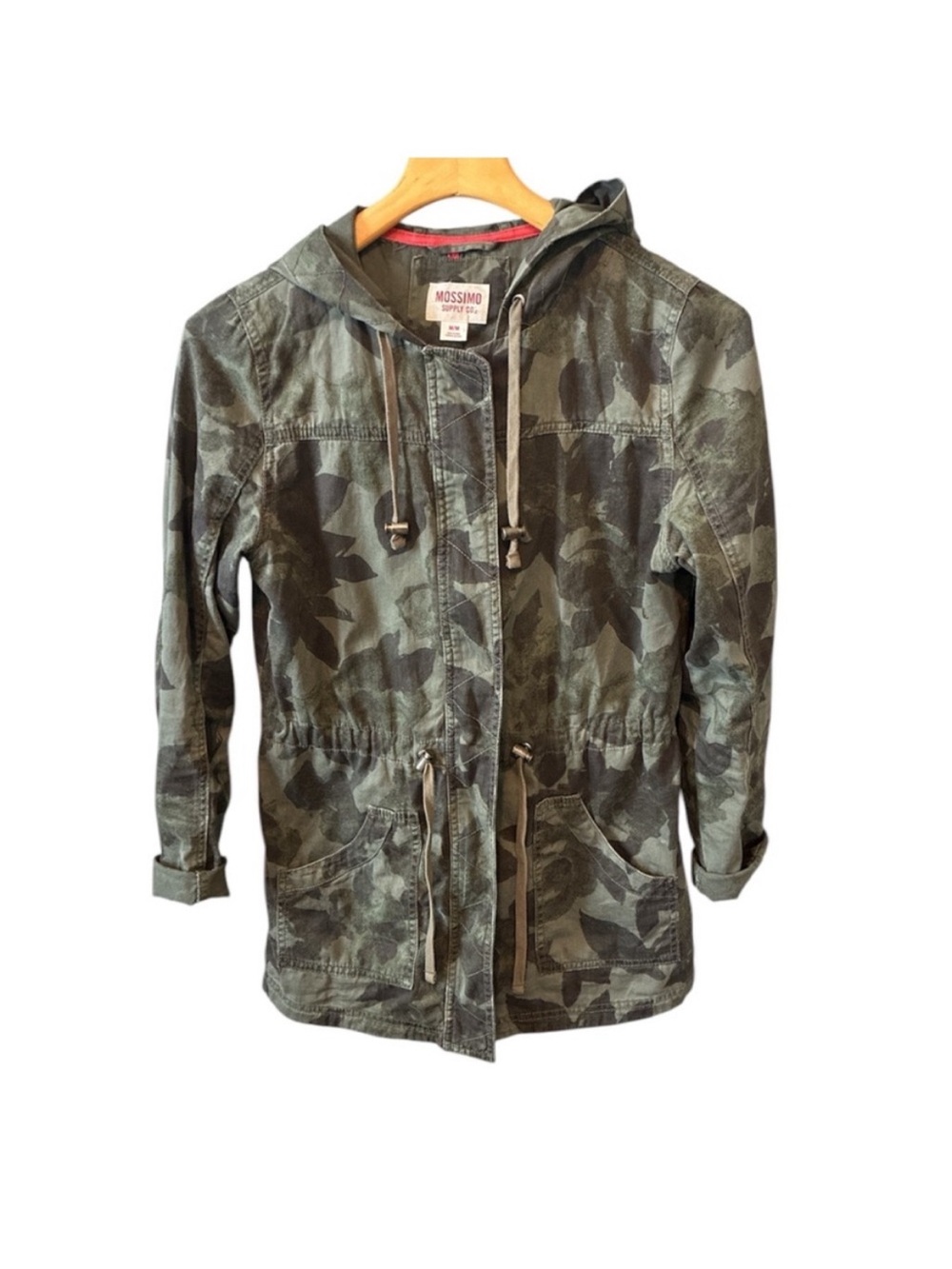 Mossimo Supply Co. Camouflage Hooded Jacket Women’s Medium